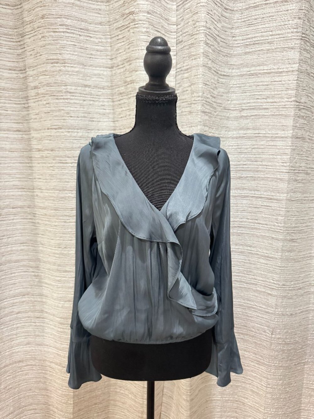 A New Day Grey Blouse Size Medium NWT